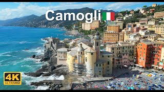 Camogli  Italy  4K Walking tour amp Drone footage italy liguria portofino cinqueterre camogli [upl. by Lauder]