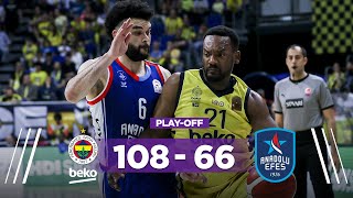 PlayOff Yarı Final Serisi  Fenerbahçe Beko 10866 Anadolu Efes [upl. by Noma]