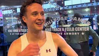 Wisconsins Adam Spencer Runs 352 Top Collegiate In Wanamaker Mile [upl. by Navac894]