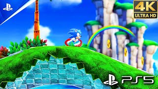 Sonic Superstars  PS5 4K 60FPS Gameplay [upl. by Flavian43]