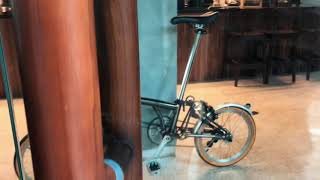 BROMPTON M6L RAW LACQUER  Schwalbe One [upl. by Charron396]