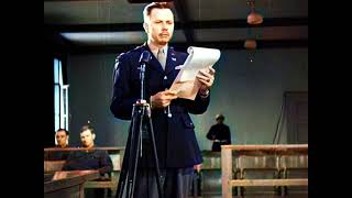 Malmedy War Crimes Trial Col Burtons closing speech converted to color amp 4k 1946 WWII [upl. by Laehpar928]