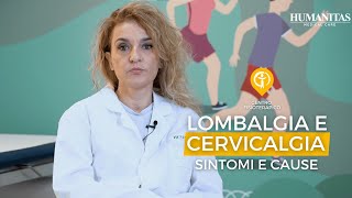 Lombalgia e cervicalgia cause e sintomi [upl. by Wilden]