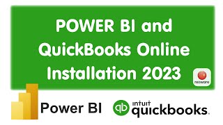 Power Bi Connector for QuickBooks Online  Installation 2023 [upl. by Aramo101]