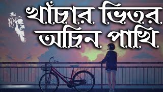 Khachar Vitor Ochin Pakhi lyrics by Konok Chapa of Lalon Shah [upl. by Gherlein]