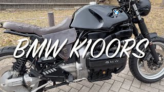 BMW K100RS ご成約済み caferacer scrambler 解説 Vlog カフェレーサー スクランブラー カスタム [upl. by Yrrap]