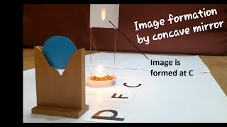 Image formation by concave mirror  By Vinod Avnish [upl. by Gneh]