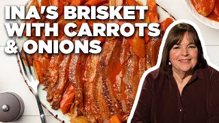 Ina Gartens JewishStyle Brisket with Carrots and Onions  Barefoot Contessa  Food Network [upl. by Leirad]