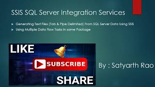 SSIS Using Multiple Data Flow Tasks  SQL Server Integration Services [upl. by Tayler]