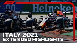 Extended Race Highlights  2021 Italian Grand Prix [upl. by Ylrac565]