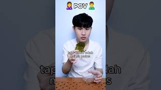 Pacaran bochil rumput laut food asmr mukbang [upl. by Ennovad969]