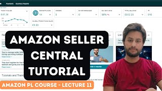 Amazon seller central tutorial  Learn Amazon Seller Central  How to work on Amazon Seller Central [upl. by Agatha]