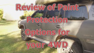 Off Road Paint Protection for your 4WD Rhinohide vs Clear Film an Unbiased Review [upl. by Lindley]