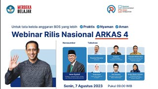 LIVE  WEBINAR NASIONAL RILIS ARKAS 4 [upl. by Oilenroc]