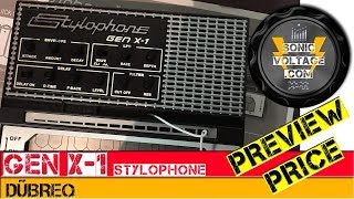 Dubreq Stylophone GEN X1 Analogue Synthesizer [upl. by Aronoel]