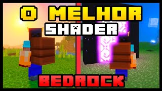 SAIU O MELHOR SHADER PARA A BEDROCK EDITION ATUALIZADO [upl. by Natsirk327]