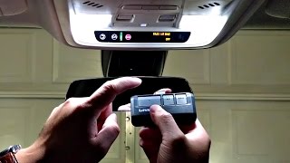 How to Set Up Garage Door Opener With Car Homelink [upl. by Elokyn]