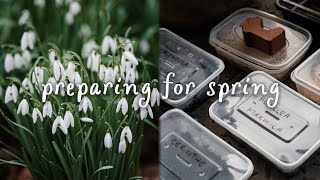 February on the Allotment and Starting Seeds Indoors  Slow Living Vlog UK [upl. by Fechter104]