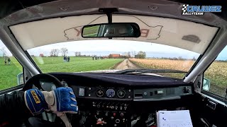 Onboard SS Dadizele 3  Short Rally Moorslede 2023  Mercedes 190E 23 16v [upl. by Twum932]