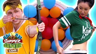 PUNISHMENT ARCHERY Smosh Summer Games [upl. by Alag]