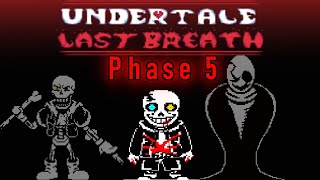 Undertale Last Breath Sans Phase 5  Undertale Fangame  Scratch [upl. by Felder]