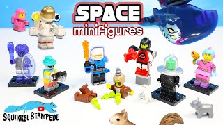 LEGO Minifigures CMF Series 26 SPACE Collection Review [upl. by Chiaki915]