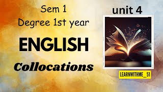 Collocationsenglishsem 1degree 1 year [upl. by Ardnnaed]