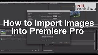 Learn how to Import Images into Premiere Pro [upl. by Narcho]