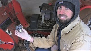 Carburetor Replacement – 8hp Tecumseh Snow King [upl. by Gnes]