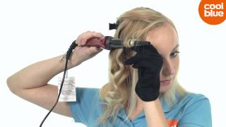 Remington CI96W1 Silk Curling Wand krultang videoreview en unboxing NLBE [upl. by Dleifyar]