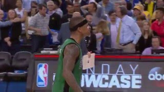 Boston Celtics vs Golden State Warriors  April 1 2016 [upl. by Xirtaeb168]