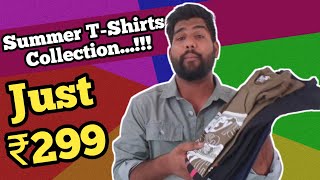 Summer Season T Shirts Collection  Kwabey t shirt review  Best Tshirts for men filpkart  GG [upl. by Aratnahs667]