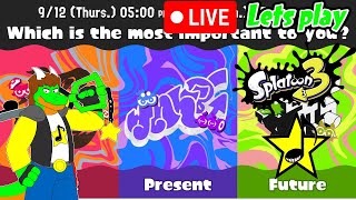 THE GRAND FESTIVAL IS HERE  Splatoon 3 lets play live Grand Festival [upl. by Kceb]