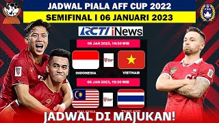 Jadwal Semifinal Piala AFF 2022 Indonesia vs Vietnam – Malaysia vs Thailand LIVE RCTI  AFF CUP [upl. by Nipha856]