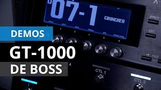 Boss GT1000 todos los sonidos de ampli [upl. by Dreda]