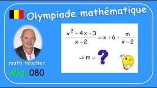 Olympiade mathématique 2024 Midi 080 [upl. by Liahus370]