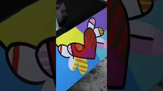 Pintando Arte Britto shorts [upl. by Essilevi]