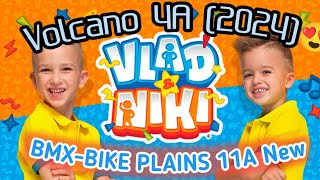 Niki amp Vlad Exploring new fun with Bmxbike Plains 11A Volcano 4A new gaming games niki [upl. by Edveh]