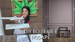 DIY COMO FAZER BOISERIE FÁCIL [upl. by Alisen]