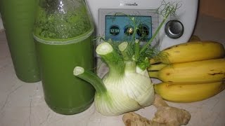 Thermomix TM 5 Grüner Smoothie mit Rucola Fenchel und Co [upl. by Yecac446]