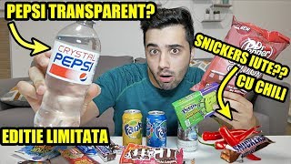 TASTE TEST cu dulciuri din AMERICA  ROMANIAN TASTE AMERICAN CANDY [upl. by Anaujnas]