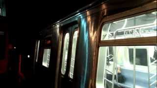 MTA Subway R160 F train via the A line at Lefferts Blvd [upl. by Files]