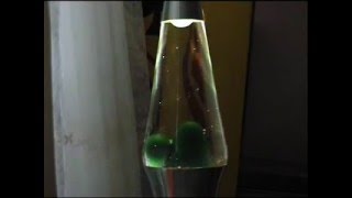 LAVA LAMP time lapse Clear liquid Green Lava 32oz [upl. by Brookhouse784]