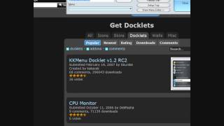 Updated Version of Rocketdock Stack Dock And KK menu [upl. by Alyce]