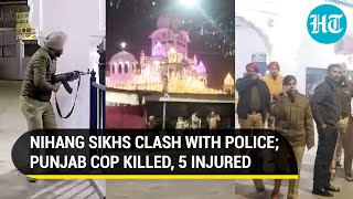 Punjab Nihang Sikh Kills Cop Locks Group Inside Gurdwara After Clashes Kapurthala Tense [upl. by Aizahs]