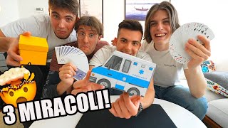 3 MIRACOLI con JackNobileOfficial Hydemagician e FedericoSottoriva [upl. by Odrautse]