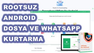 En İyi Android Dosya Kurtarma Yazılımı  Root Gerektirmez  Tenorshare UltData [upl. by Arocal]