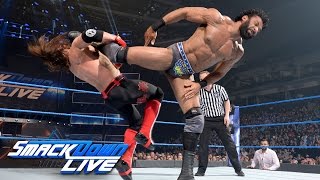 AJ Styles vs Jinder Mahal SmackDown LIVE May 16 2017 [upl. by Arded]