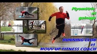 Pliométrie et gainage  Running Club amp MOUVUP [upl. by Purington693]