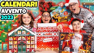 CALENDARI AVVENTO Natale 2023 NUTELLA LEGAMI e Attrezzi di Babbo Natale [upl. by Alis]